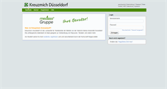 Desktop Screenshot of duesseldorf.kreuzmich.de