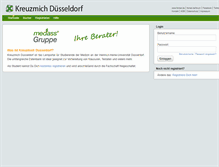 Tablet Screenshot of duesseldorf.kreuzmich.de